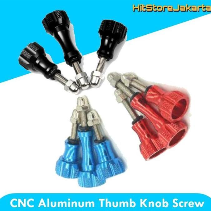 ALUMINIUM THUMB KNOB STAINLESS BOLT NUT SCREW FOR ACTION CAM THUMB SCREW BEST SELLER