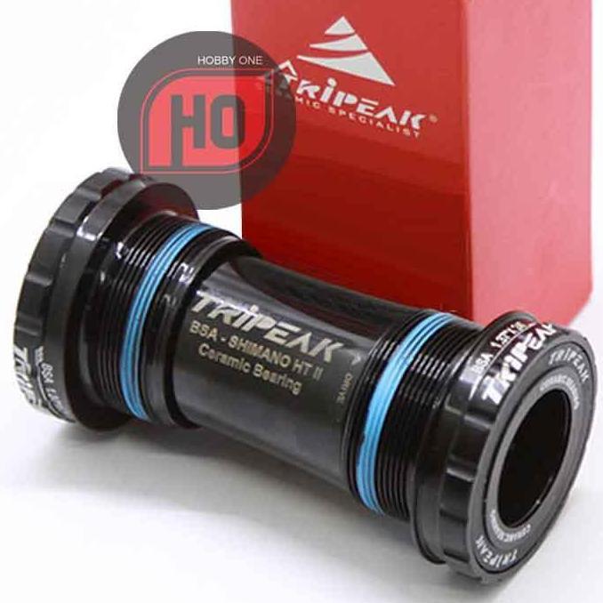 TRIPEAK BB BSA CERAMIC Shimano HT2 Road Bottom Bracket BLACK