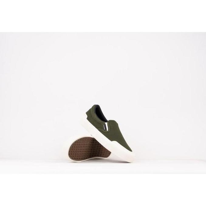LEO RICHIE - Lakshman - White Forest - Sepatu Slip On Kanvas Pria Wanita
