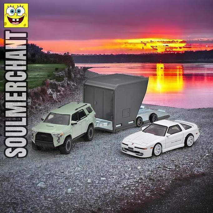 Hot Wheels Team Transport 89 Toyota Supra 18 Toyota 4Runner New