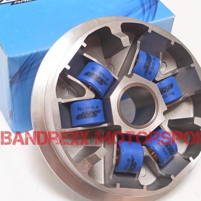 Termurah Paket Pulley Cvt Srp-Ultraspeed Racing+Roller Srp Vario 160-Pcx 160 Original