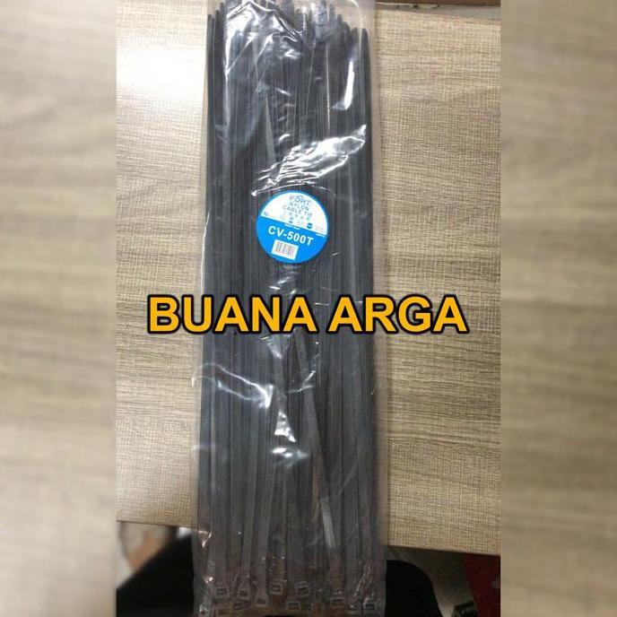 Package- Kabel Ties Fort 500T 500 X 7.6Mm Cable Tie Panjang 50Cm Hitam / Putih