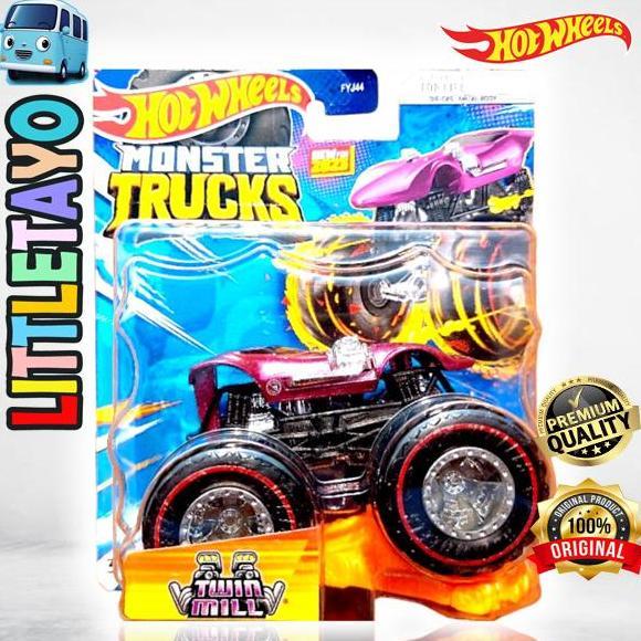 Hot Wheels Monster Trucks Twin Mill Ungu Treasure Hunt Truck Off Road