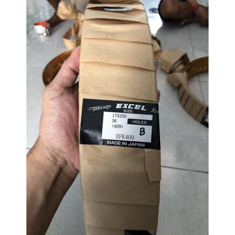 velg TAKASAGO EXCEL RIM JAPAN ring 17 hitam ukuran 250