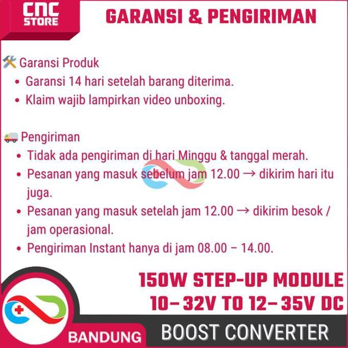 Ricita- Module Dc Step-Up 150W Boost Converter 6A Boost Converter 1032V To 1235V