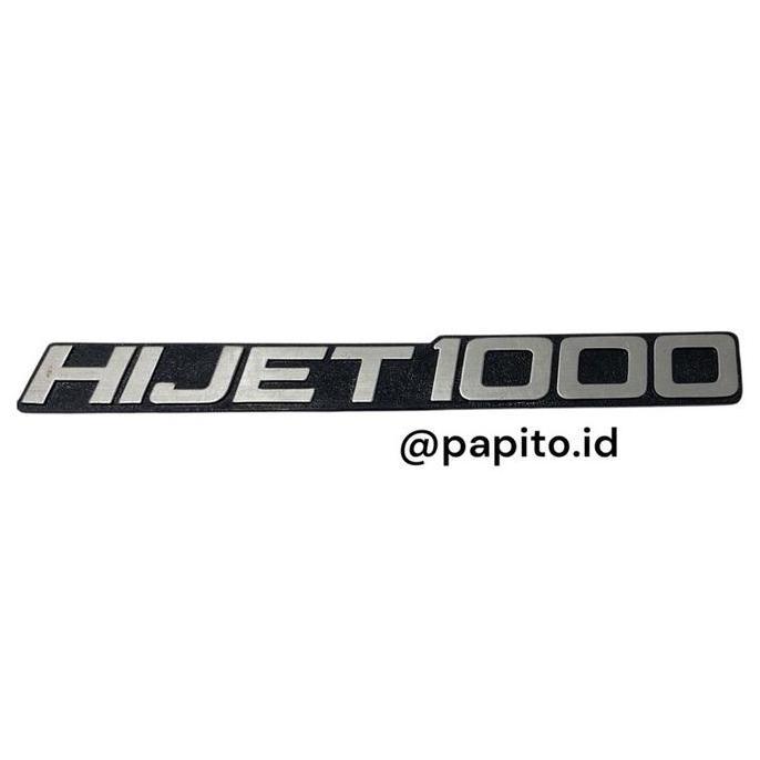 EMBLEM TULISAN HIJET1000 ORIGINAL SPESIAL