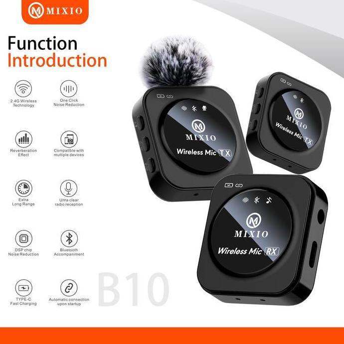 mixio B9 Mikrofon Nirkabel
