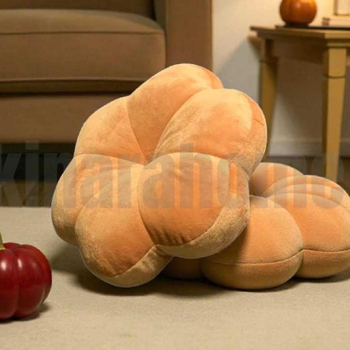 Bantal Duduk Kursi Sofa Lesehan Dekorasi Cafe Kamar Ruang Tamu - Pumpkin 35Cm Cokmud