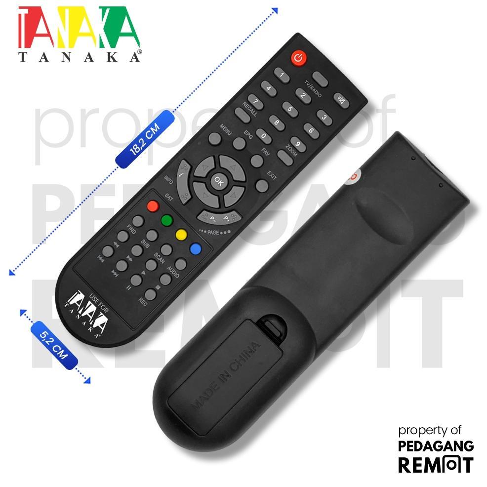 SOLVESSAMARKET REMOT REMOTE RECEIVER PARABOLA TANAKA NUSANTARA TN-01 4K HD / TRANSVISION NUSANTARA H