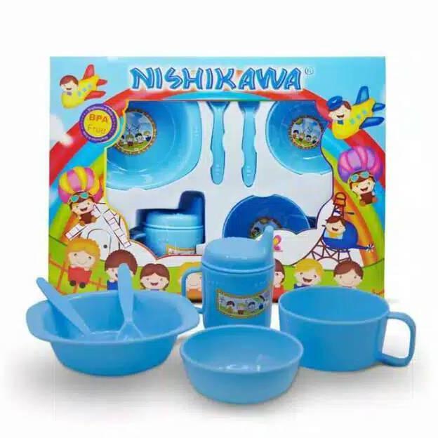 Ready stok SET ALAT MAKAN BAYI NISHIKAWA SEDANG-TEMPAT MAKAN NISHIKAWA SEDANG-FEDDING SET MAKAN BAYI