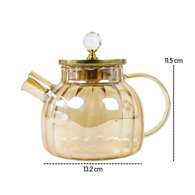 Teko kaca unik  aesthetic tahan panas teko kaca unik AM