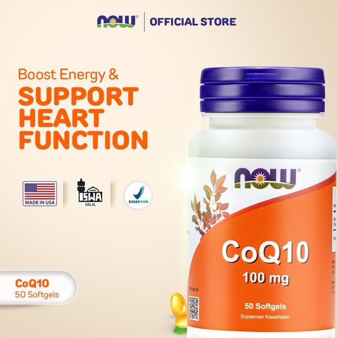 Coq10 100 Mg, 50 Softgels Terbaru 