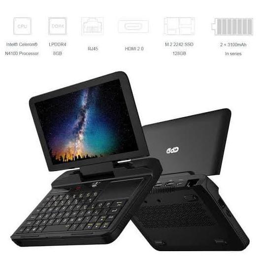 NEW GPD MICRO PC 8/256GB N4120 POCKET MINI LAPTOP 6" WINDOWS 10 WIFI LAN ORI