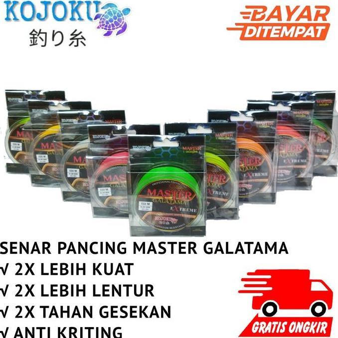 Pesce- Senar Pancing Master Galatama Kecil Super Kuat Anti Kriting Cocok Untuk Lomba Di Kolam Empang