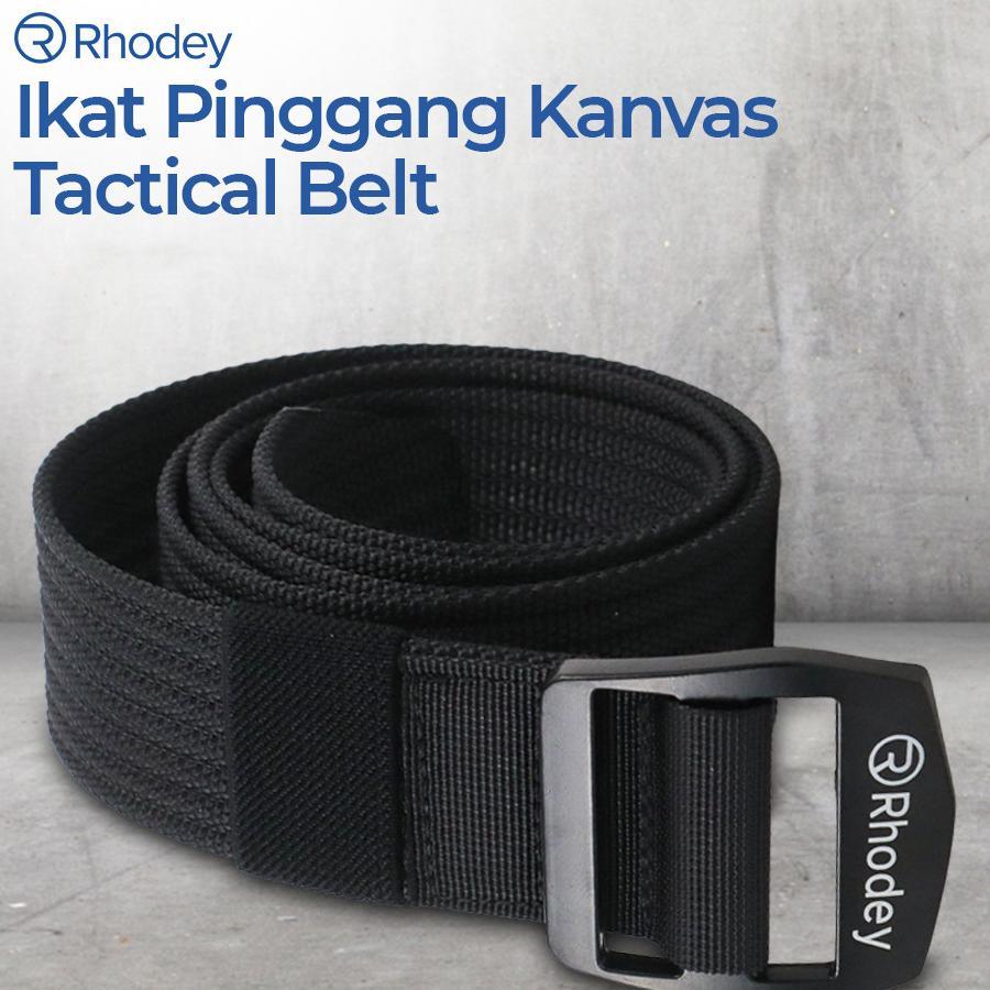 Ikat Pinggang Pria Tactical Kanvas Gesper Otomatis Panjang 1.2 Meter Stylish Kuat