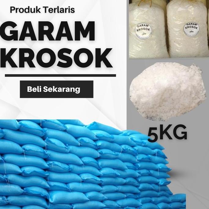 Spezia- Garam Krosok 5Kg - Garam Ikan 5Kg - Garam Kasar - Garam Masak - Garam Kristal -Garam Ikan - 