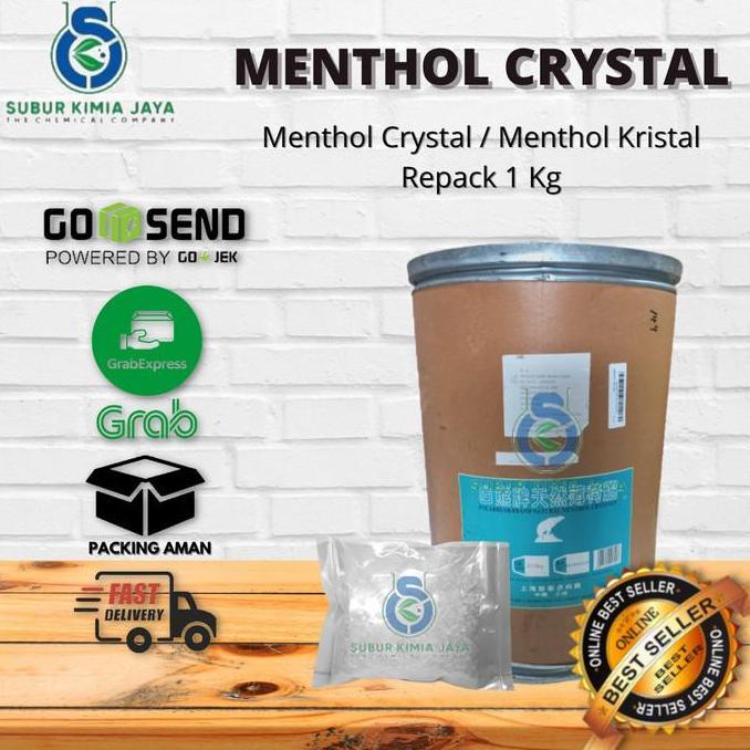 Spezia- Menthol Crystal / Mentol Kristal 1Kg / Campuran Pada Produk Makanan, Kesehatan, & Body Care