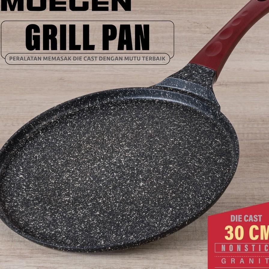 Moegen Grill Pan 30 Cm Granite Series Anti Lengket