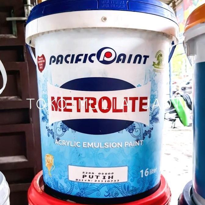 NEW Cat tembok Metrolite 3 Ltr / 5 kg warna putih / cat air dinding rumah