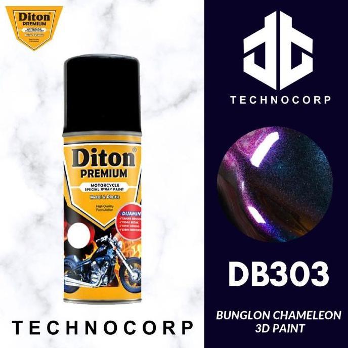 TERBARU - Cat Semprot DITON PREMIUM DB 303 BUNGLON / KHAMELEON BLUE VIOLET DB303