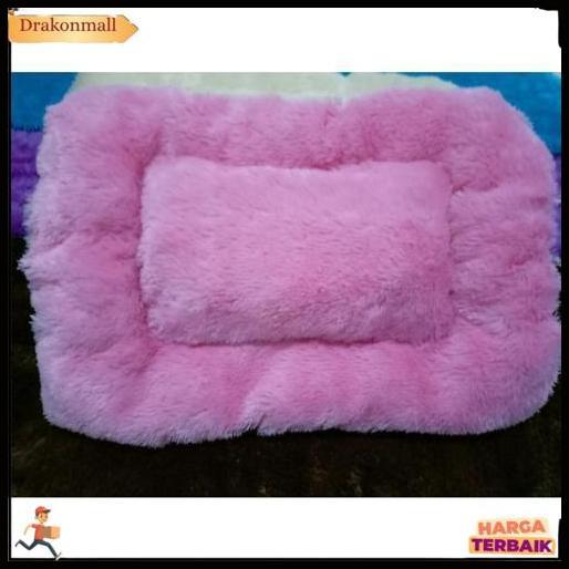 Kasur Kucing - Tempat Tidur Kucing - Kasur Bulu Korea Super Hemat