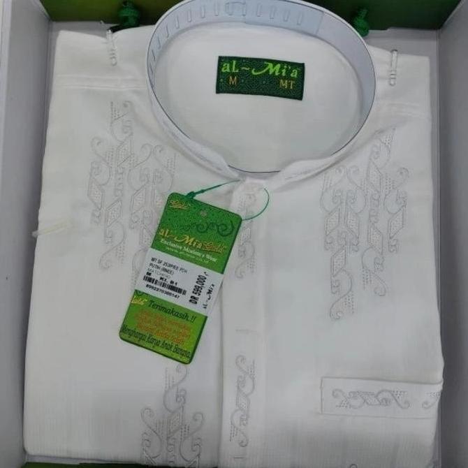 Baju Koko Almia Lengan Pendek-Koko Almia 100 % Orinal Fashion Pria