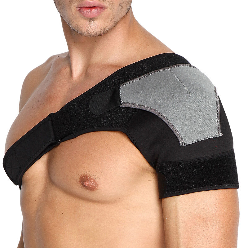Deker Arm Bahu Anti Cidera Shoulder Support Brace Guard Wrap Belt Fitness Kiri Kanan Panah Badminton