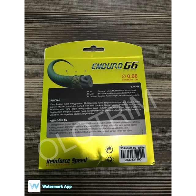 Senar Badminton Rs Enduro 66