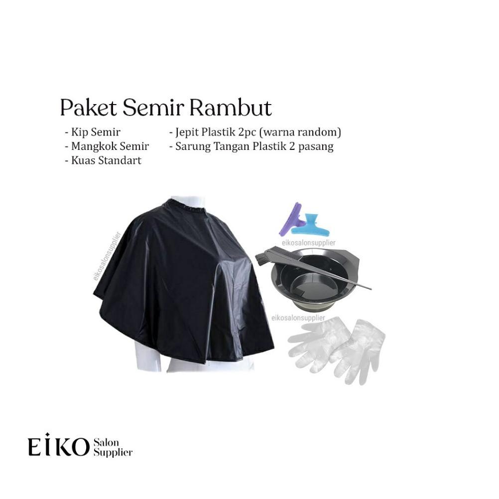 Paket ALat Cat Semir Rambut Topi Plastik Salon Barber Shop Lengkap