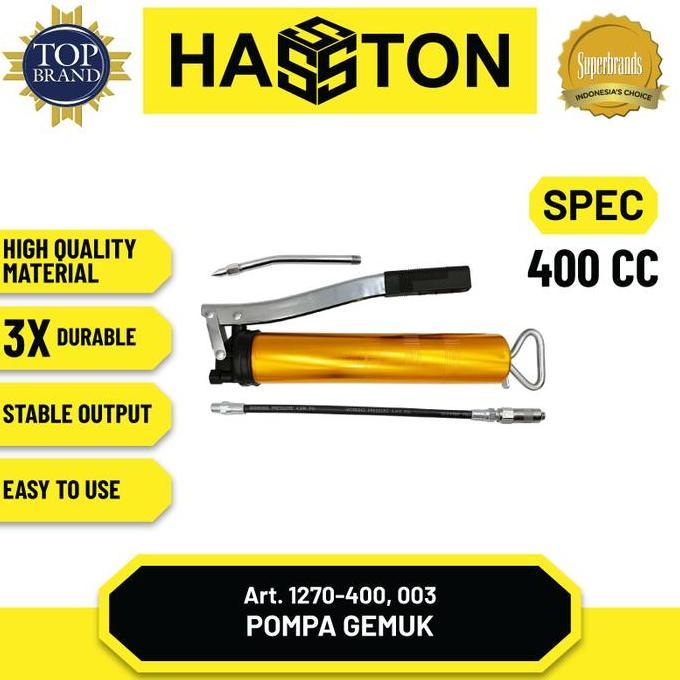 Hasston Grease Gun / Pompa Gemuk Manual / Grease Pump (1270)