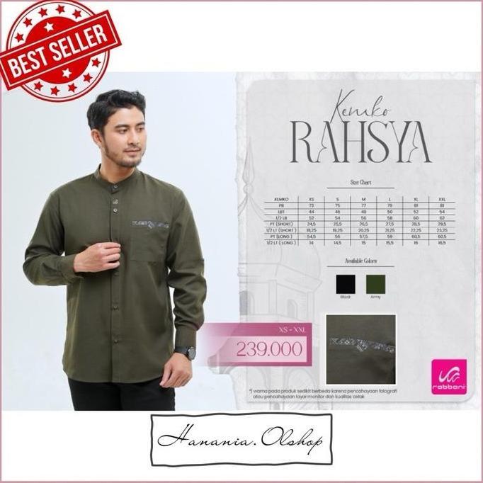 DISKON RABBANI - Kemko Rahsya Rabbani | baju koko lengan panjang | baju koko rabbani | baju koko Mus