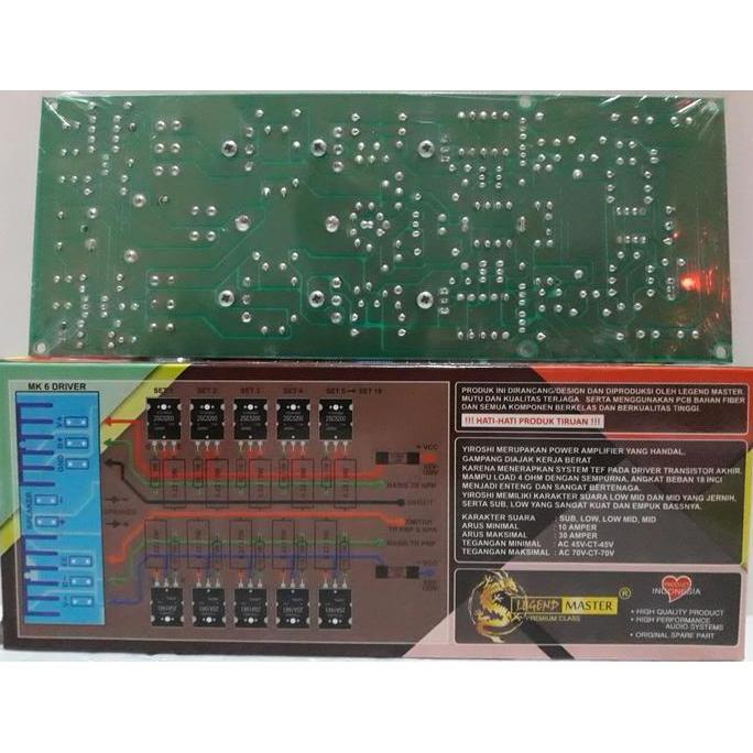 SUPER DRIVER BIPOLAR POWER AMP YIROSHI MK 6 UP TO 2W