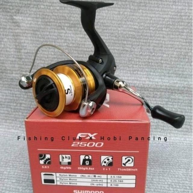 Reel Pancing Shimano Fx 1 2 2 Hg C3 4 Shimano Ril Pancing Galatama Reel Empang
