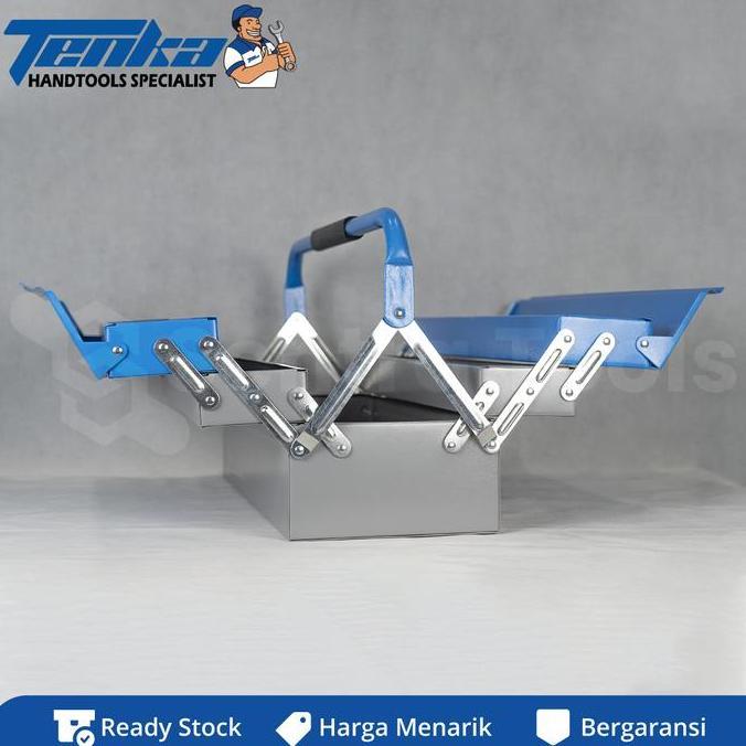 Tool box / Kotak Perkakas Besi Tenka 3 Susun TB 122