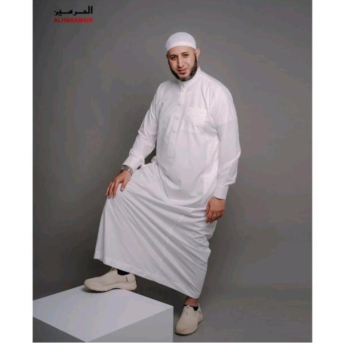 Gamis Jubah Al Haramain Pria Dewasa Premium (80) | Putih