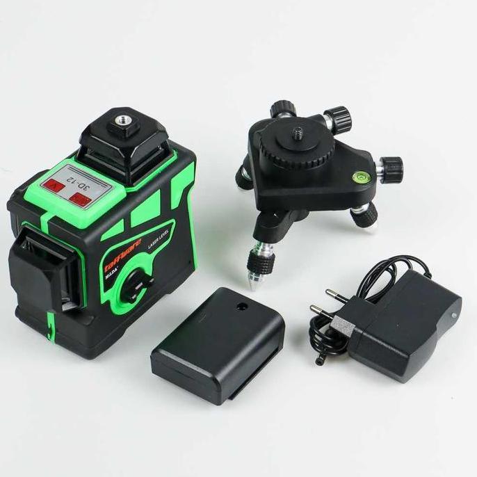 Laser Level 3D 12 Pasang Bata Keramik Bangunan Self Leveling