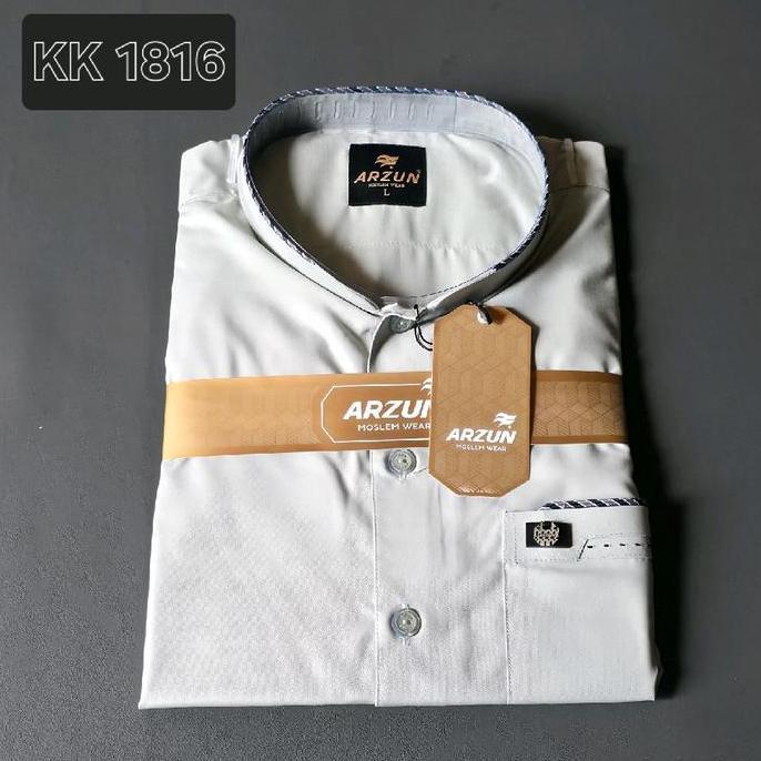 KEMKO ARZUN PREMIUM LENGAN PENDEK MOTIF TERBARU | KEMKO PRIA MODERN MOSLEM WEAR KOKO MUSLIM