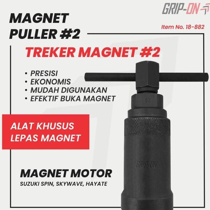 GRIP-ON TREKER MAGNET NO 2 SUZUKI - MAGNET PULLER #2 - TRACKER GRIP ON