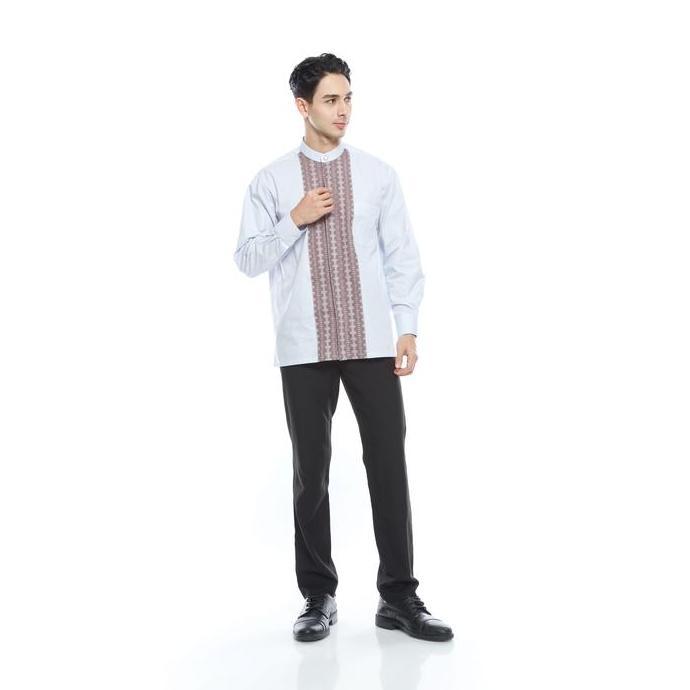 Kemeja Koko PREMIUM Lengan Panjang Bahan Katun L'UOMO 1348