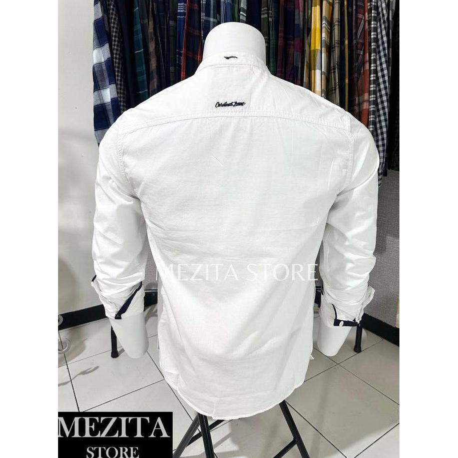 Kemeja Koko Slimfit Pria Cardinal J3046 Putih