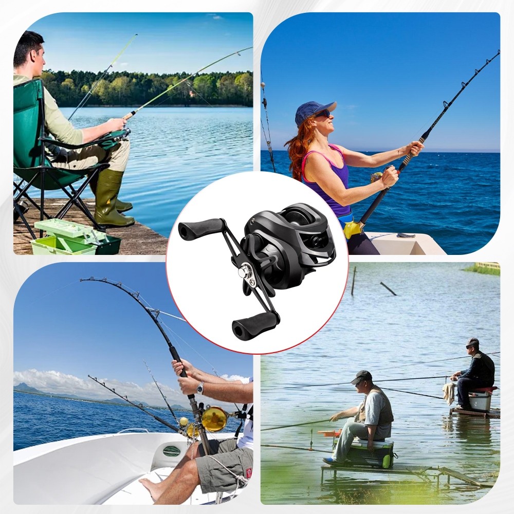 CodBaru Reel Pancing Asli Besi Fishing Reel 30Kg / Reel Pancing Murah Kuat Power Handle/ Reel Pancin