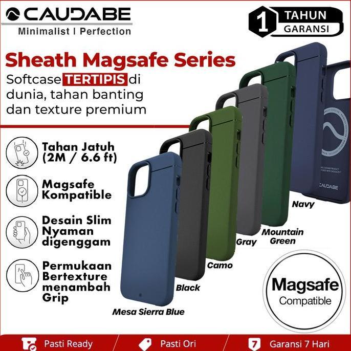 Original Caudabe Sheath Case Compatible For 13 Pro Max 13 Pro 13 Mini - Diskon