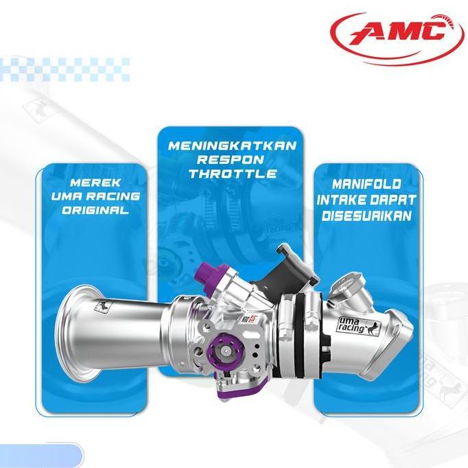Murah Throttle Body Mx King Uma Racing Original