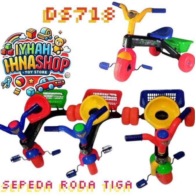 Mainan Anak Roda 3 Plastik - DS718 - Toys