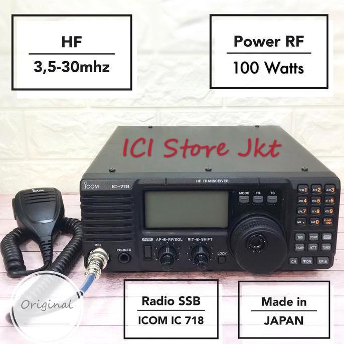 Icom IC 718 / Radio SSB Icom / Radio HF / Radio All Band Original