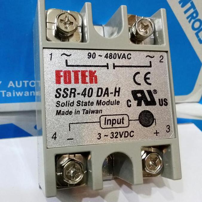 Fotek Ssr-40Da-H Ssr 40Dah Fotek Original Solid State Relay Ssr 40 Dah Termurah
