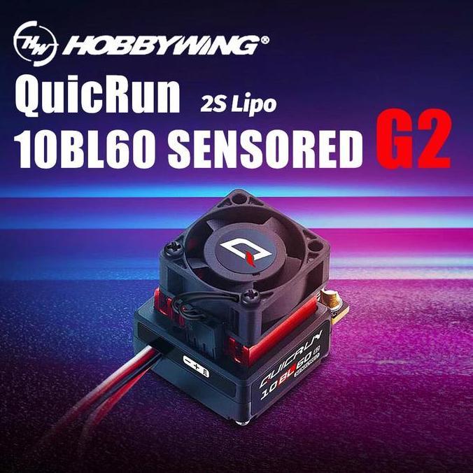 Hobbywing quicrun 10BL60 G2 sensored T plug ESC brushless for rc car 1/10 rc drift rc buggy 30108001