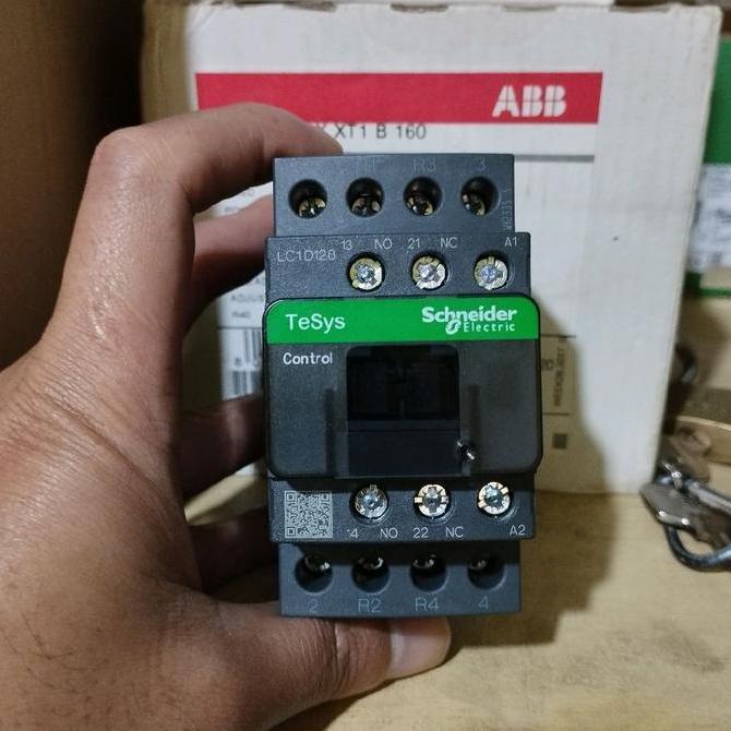 Kontaktor Schneider 4P 2No-2Nc 25A Lc1D128B7 24V Lc1D128D7 42V Lc1D128E7 48V Lc1D128F7 Lc1D128Q7 380