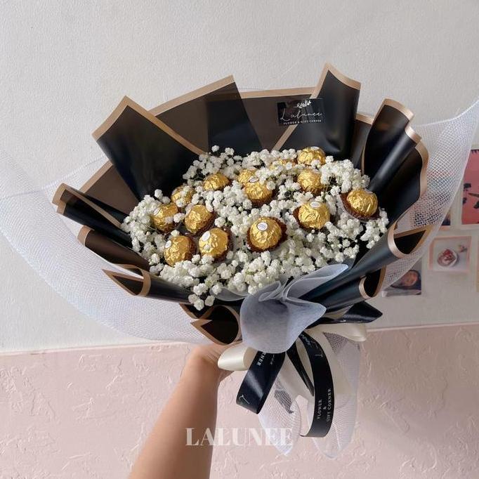 Fiore- Buket Coklat Ferero Rocher Bouquet Buket Wisuda Ferero