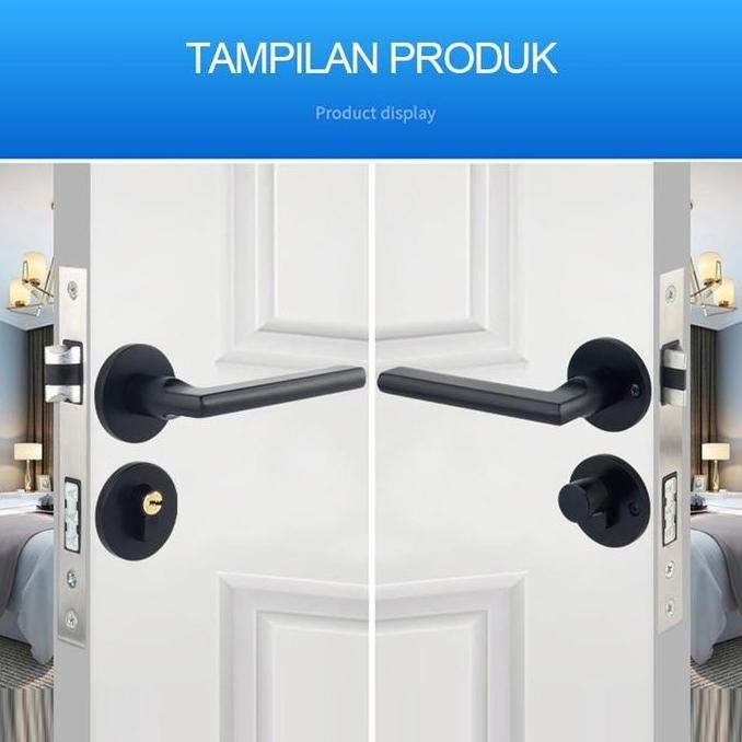 Kunci Pintu Premium Door Lock Gagang Pintu Model Erandle Pintu Kamar Tidur Kamar Premium Gagang Pint
